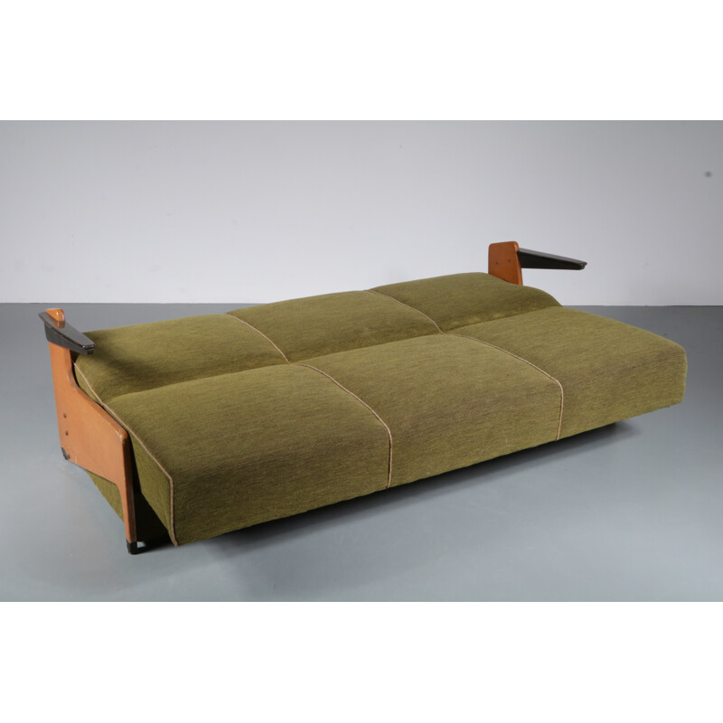 Vintage 3-Seater sleeping sofa - 1950s