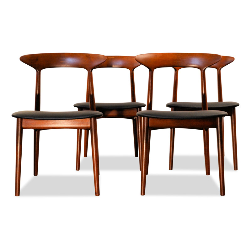 Danish design teak dining chairs by Kurt Østervig for Brande Mobelindustri - 1960s