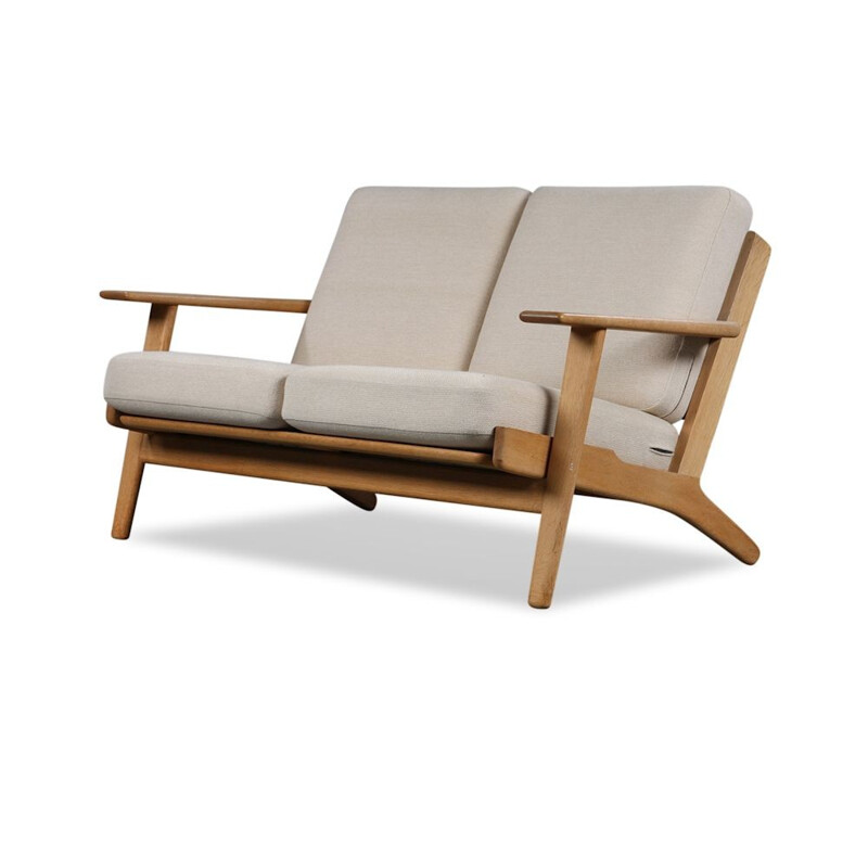 Danish GE-2902 oak sofa by Hans J. Wegner for Getama - 1950s