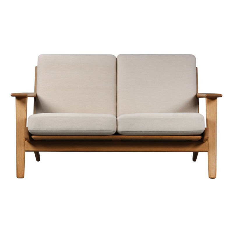 Danish GE-2902 oak sofa by Hans J. Wegner for Getama - 1950s