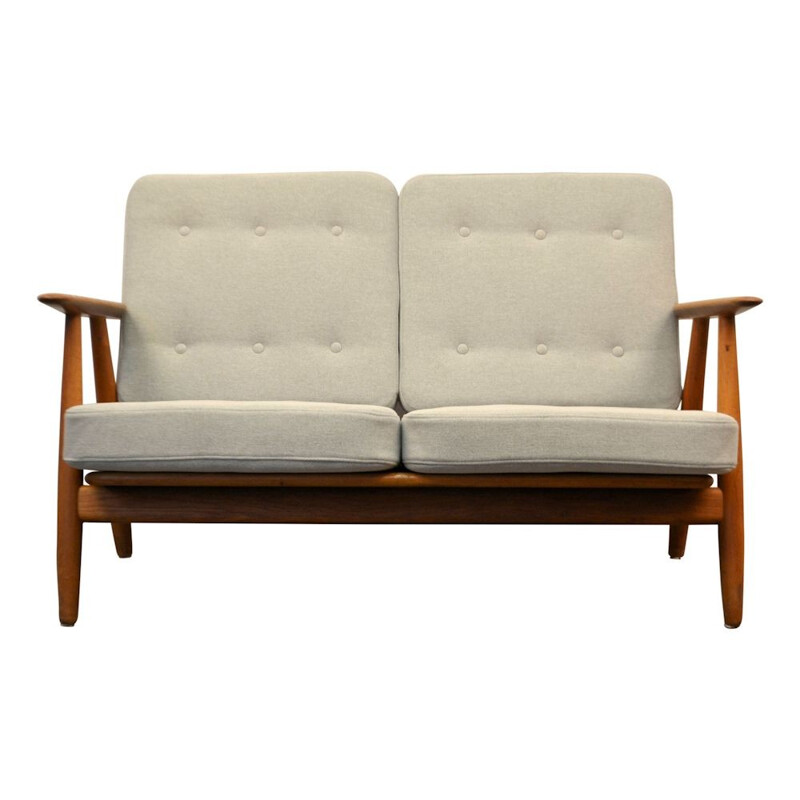 Vintage Danish Sofa in oak GE-240 by Hans J. Wegner for Getama - 1950s