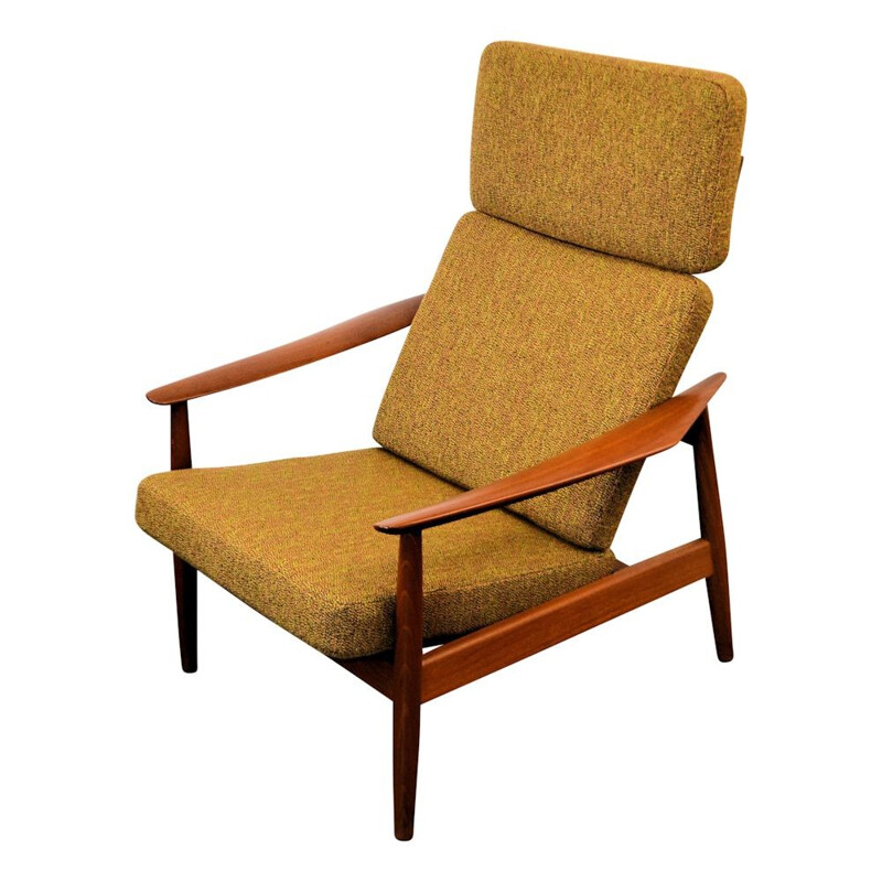 FD-164 danish lounge chair in teak by Arne Vodder - 1960s