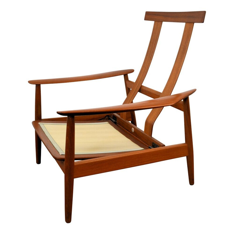 FD-164 danish lounge chair in teak by Arne Vodder - 1960s