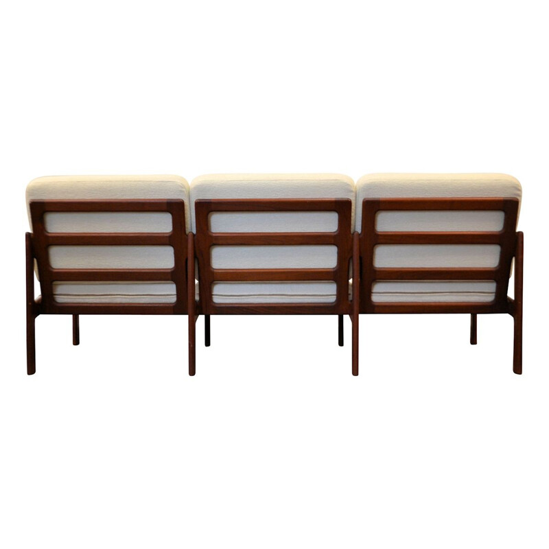 Danish design teak 3-seating sofa by Illum Wikkelso - 1960s