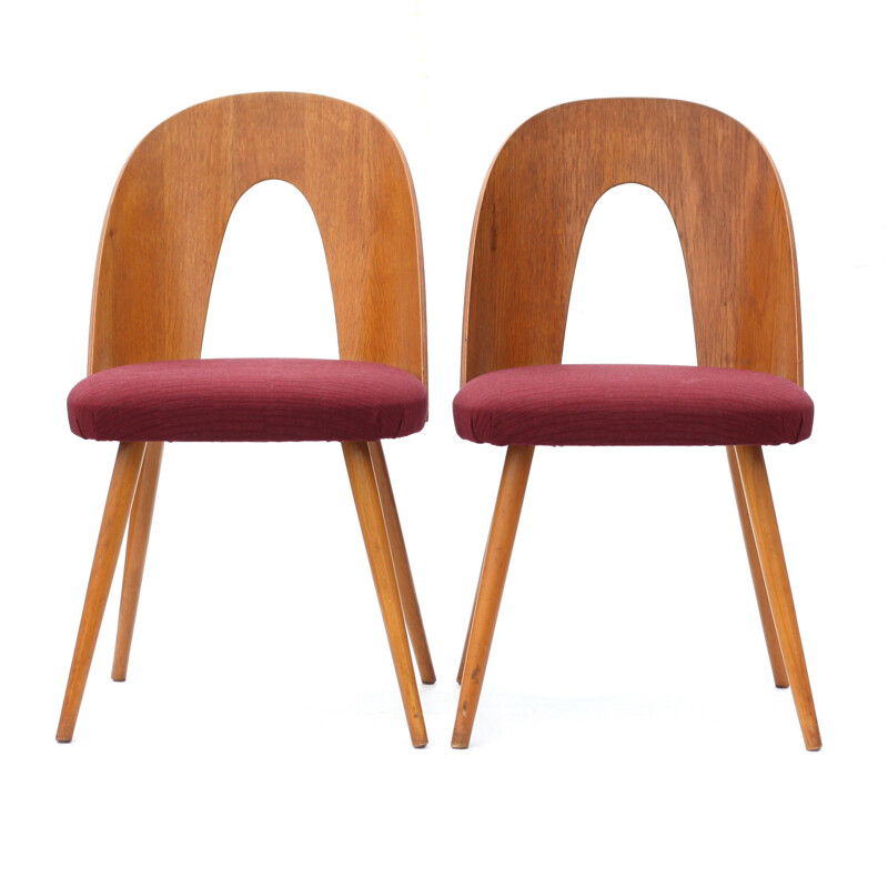 Vintage Set of 2 chairs by Antonín Šuman for Tatra Nábytok - 1960s
