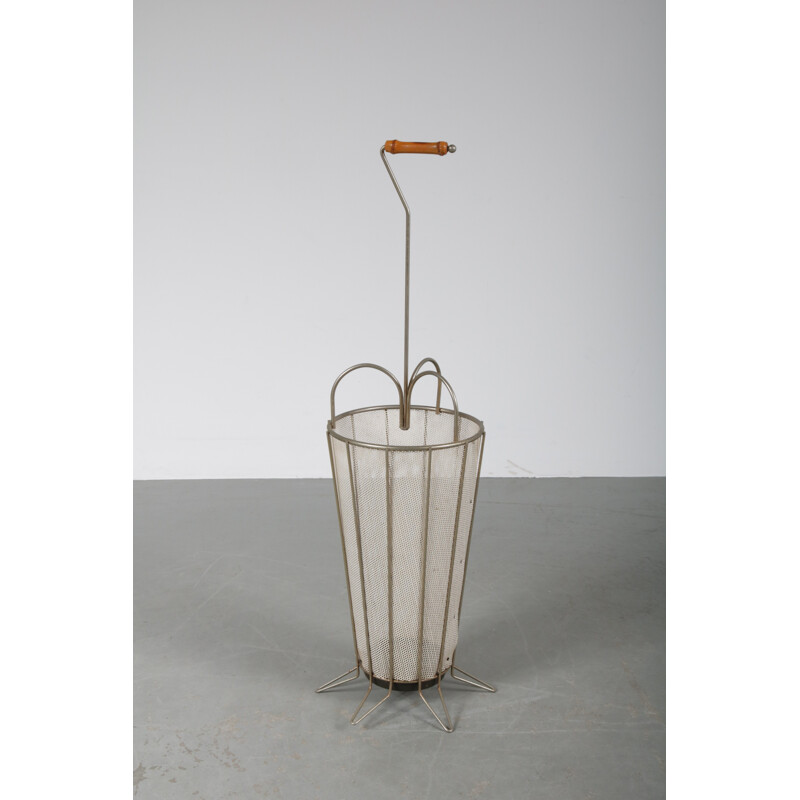 White metal umbrella stand - 1950s