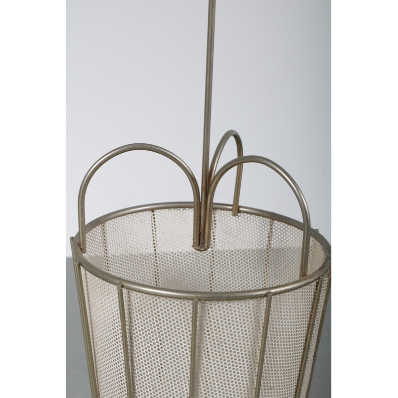 White metal umbrella stand - 1950s