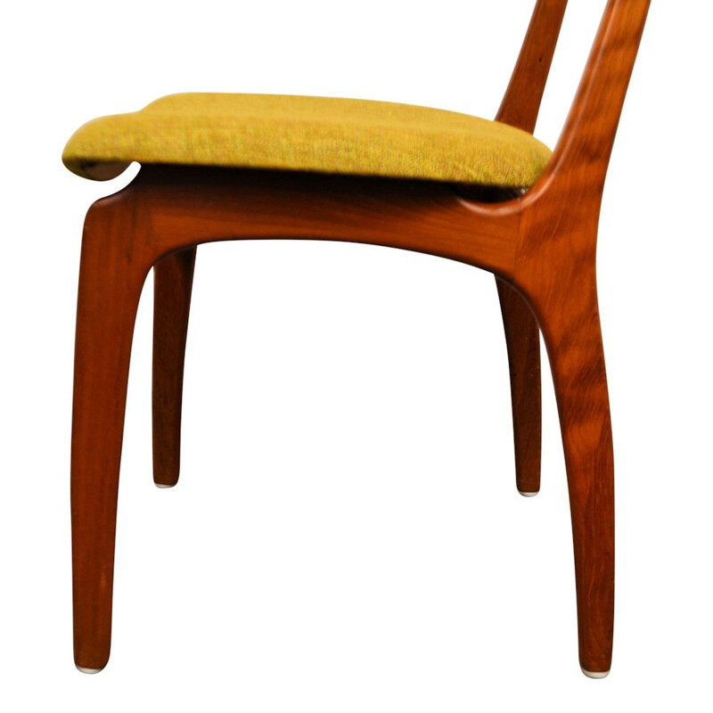 Suite de 6 Chaises en teck vintage au design danois - 1960
