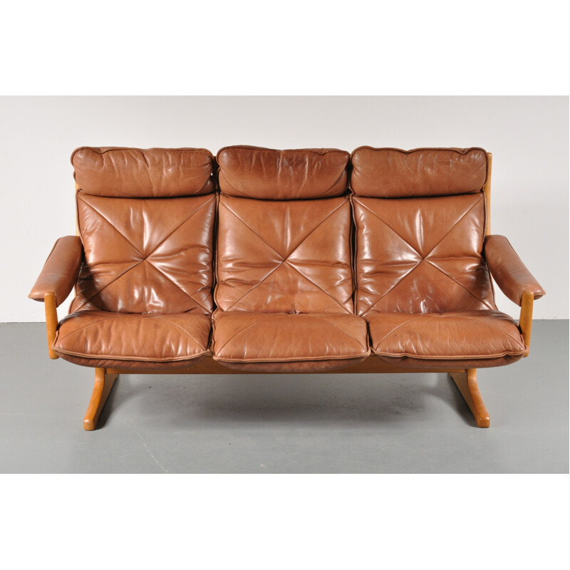 Scandinavian 3-seater sofa by Lied - 1970s