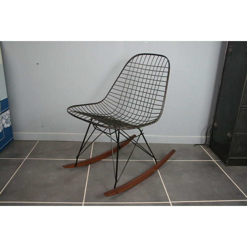 Vintage Rocking chair by Eames Herman Miller - 1950s