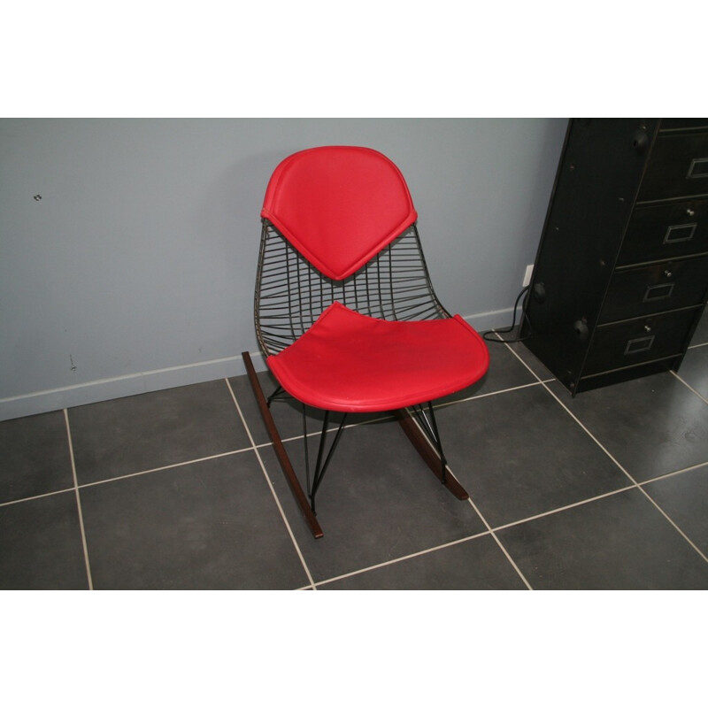 Vintage Rocking chair by Eames Herman Miller - 1950s