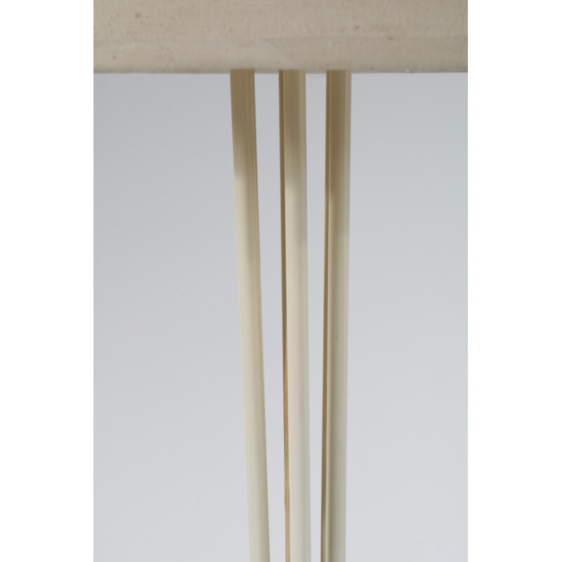 Vintage white floor lamp - 1950s