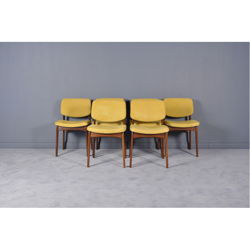 Set of 6 Danish Teak Dining Chairs - 1960s