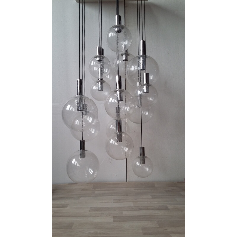 Vintage Raak Chandelier - 1970s