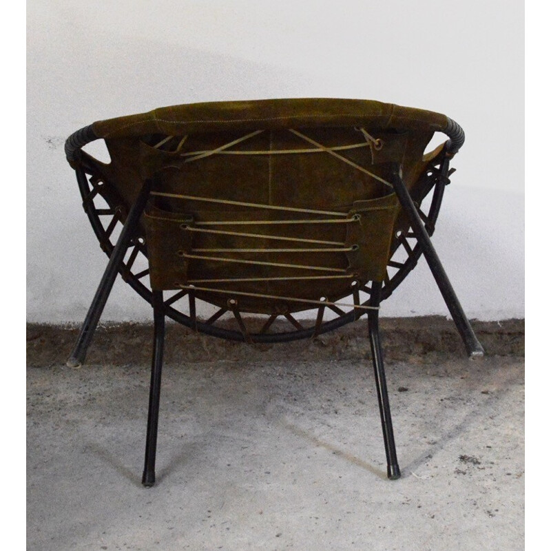 Fauteuil Circle Chair par Lusch Erzeugnis pour Lusch&Co - 1960