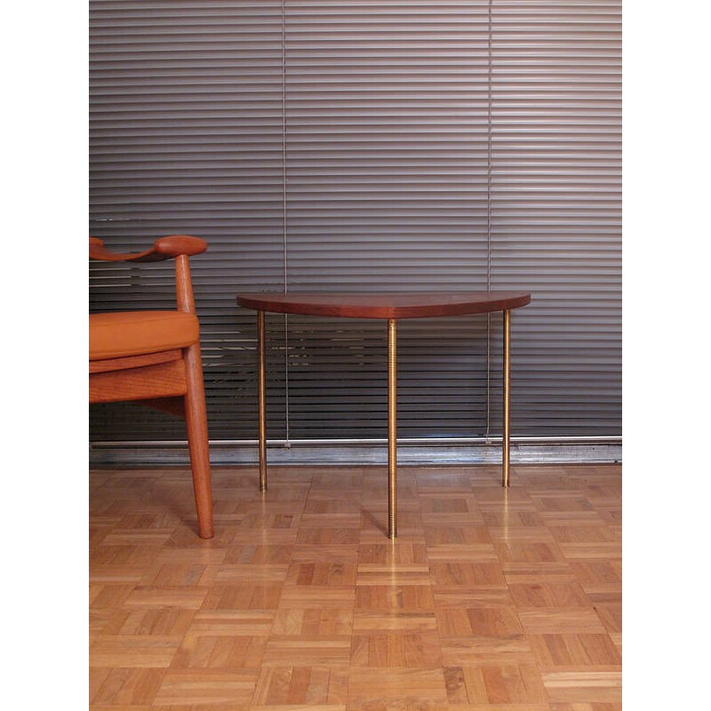 Solid Teak Side Table by Peter Hvidt & Orla Molgaard Nielsen - 1960s