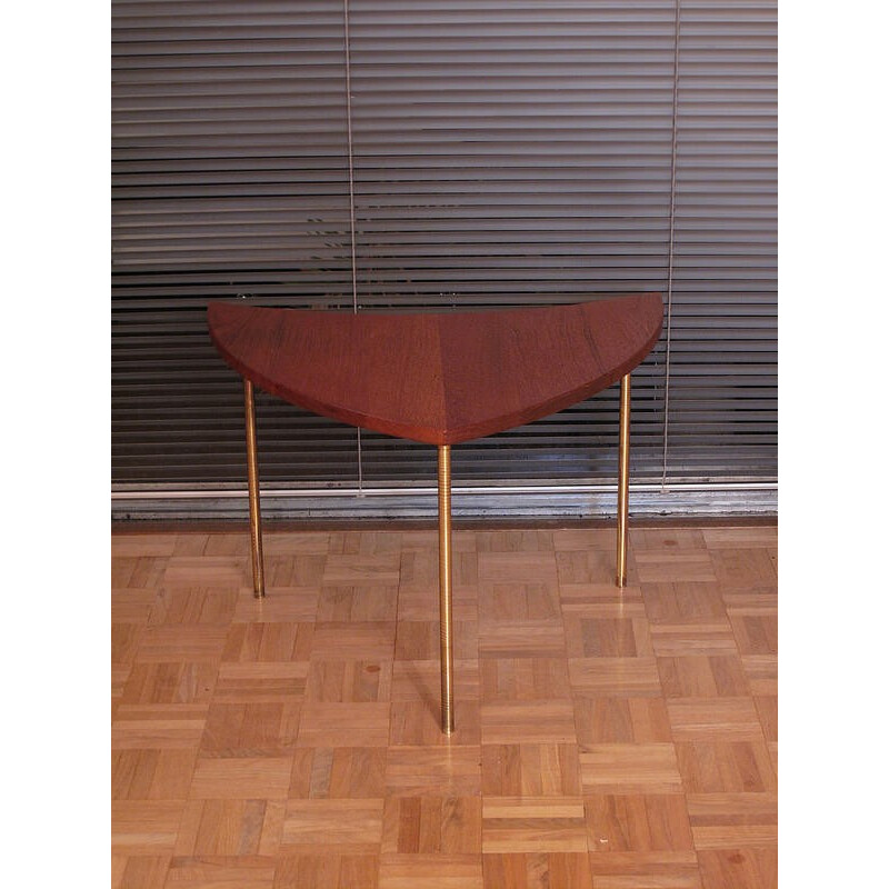 Table d'appoint en teck massif par Peter Hvidt & Orla Molgaard Nielsen - 1960