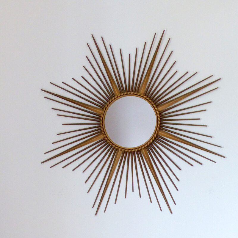 Large sun mirror by Chaty-Vallauris - 1950s