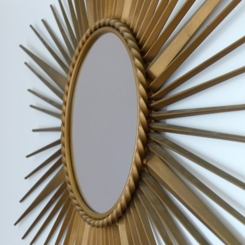 Large sun mirror by Chaty-Vallauris - 1950s