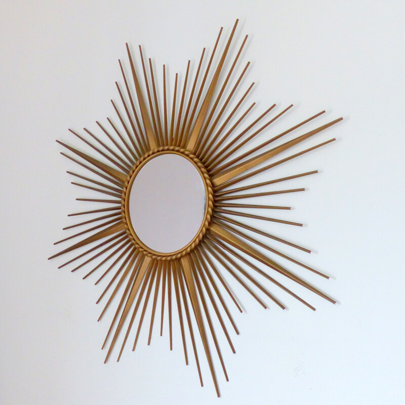 Large sun mirror by Chaty-Vallauris - 1950s