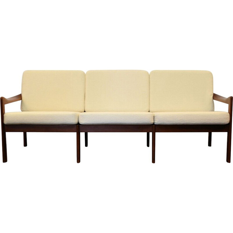 Danish design teak 3-seating sofa by Illum Wikkelso - 1960s
