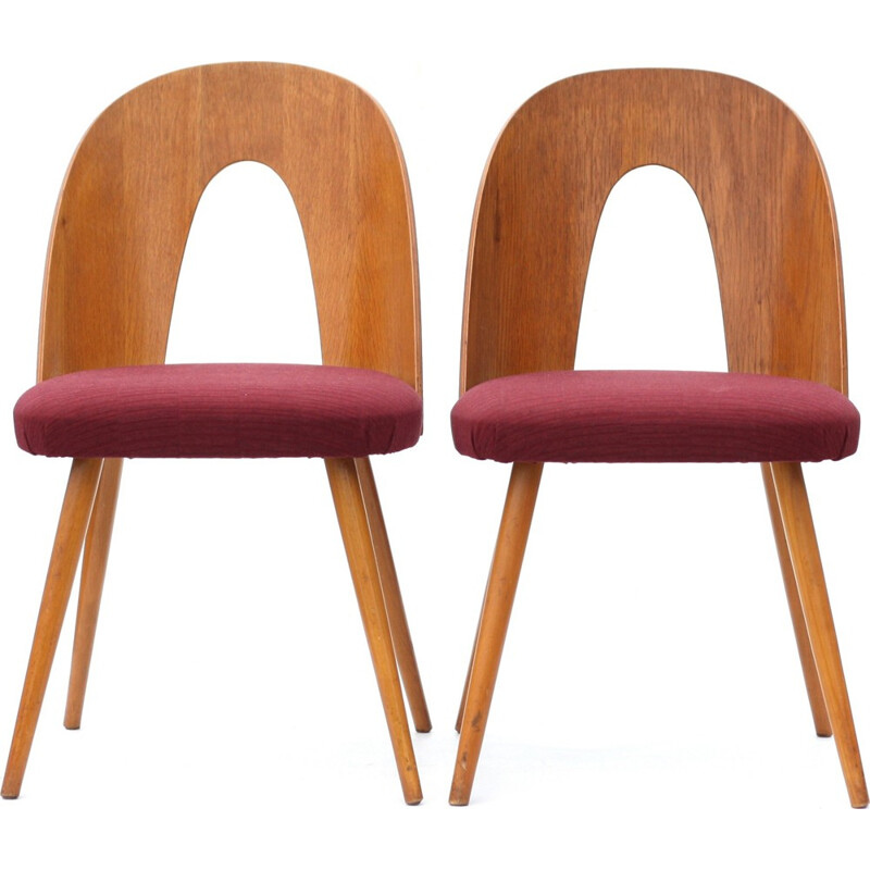 Vintage Set of 2 chairs by Antonín Šuman for Tatra Nábytok - 1960s