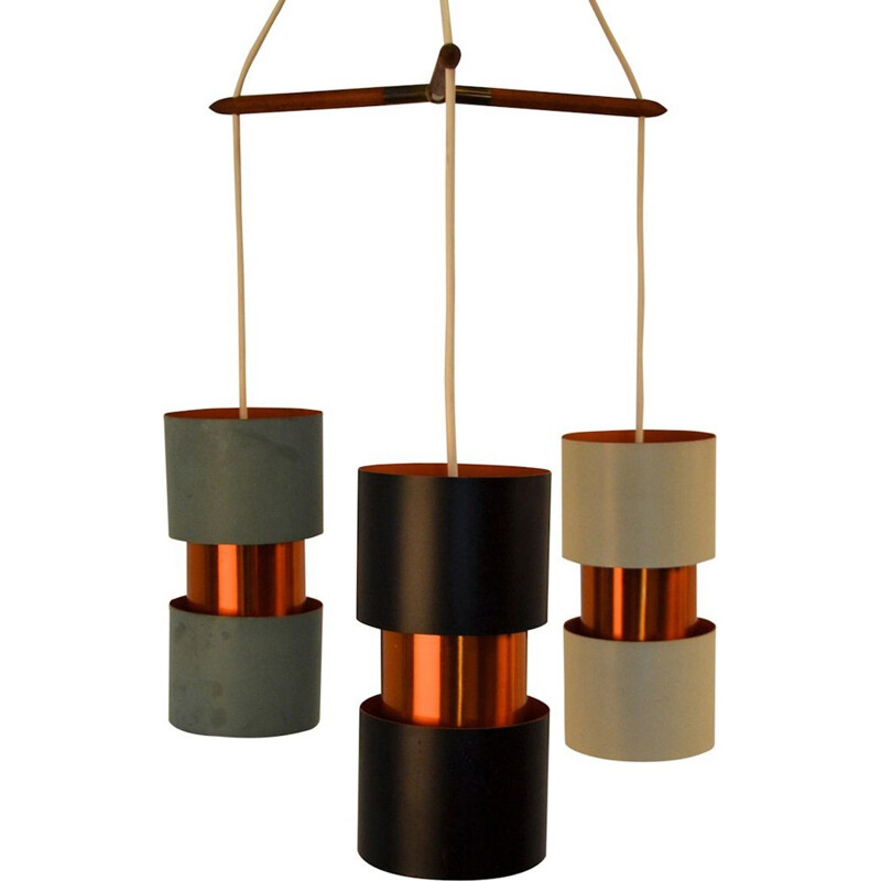 Hanglamp in vintage stijl van Jo Hammerborg - 1960