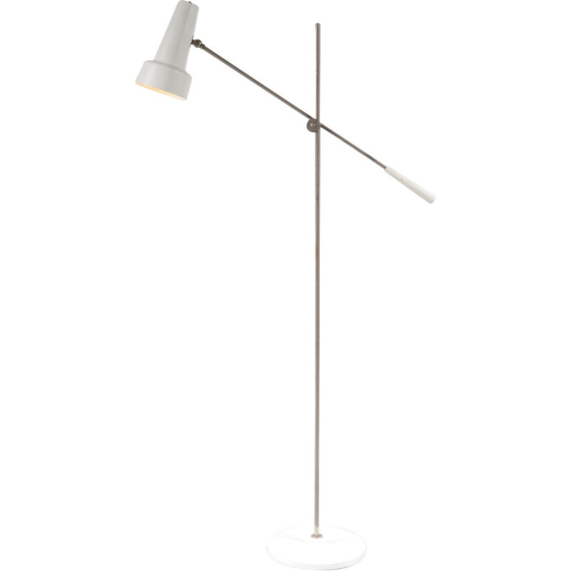 Minimalist floor lamp by Willem HAGOORT - 1950s