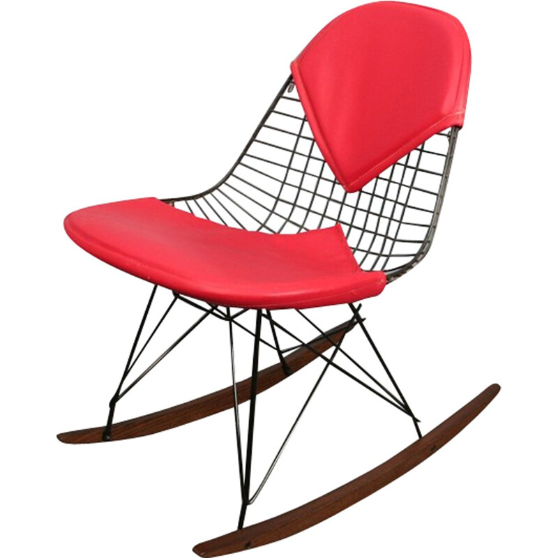 Vintage Rocking chair by Eames Herman Miller - 1950s