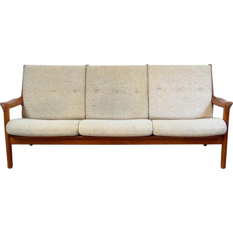 Danish teak sofa 3 seater - 1960s