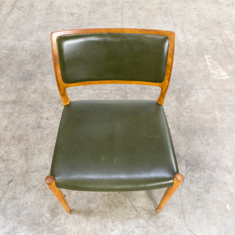 Suite de 6 chaises modèle 80 par Niels Otto Moller pour J.L. Møllers - 1960
