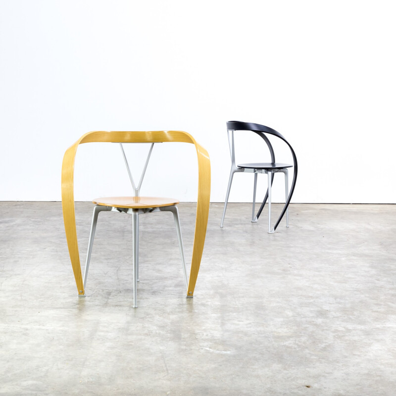 Set of 2 ‘Revers’ chairs by Andrea Branzi for Cassina - 1990