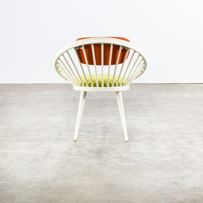 Circle chair with ottoman by Yngve Ekström for Swedese - 1960s