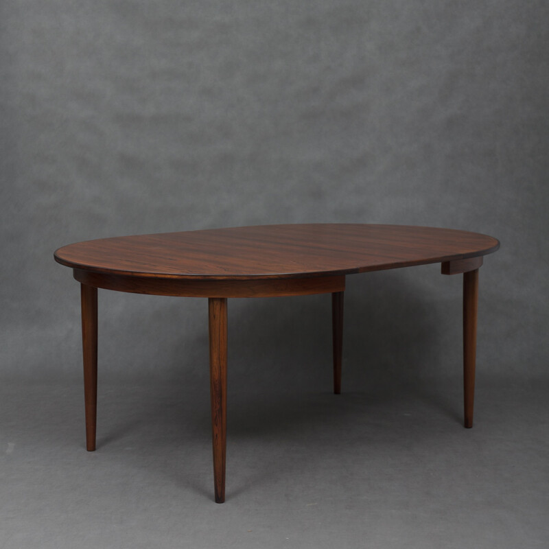 Table danoise en palissandre de rio - 1960