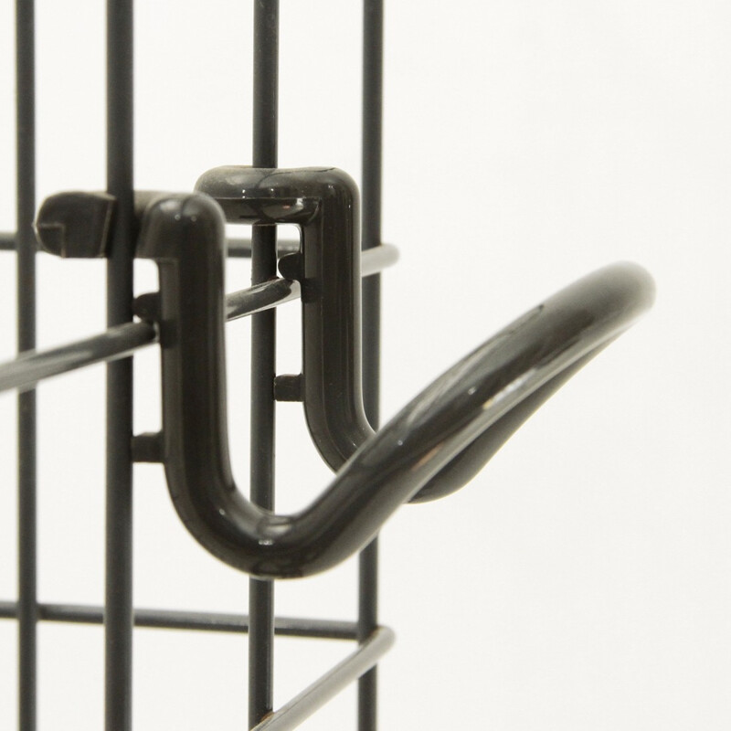 Black Coat Hanger By Anna Castelli Ferrieri for Kartell - 1970s