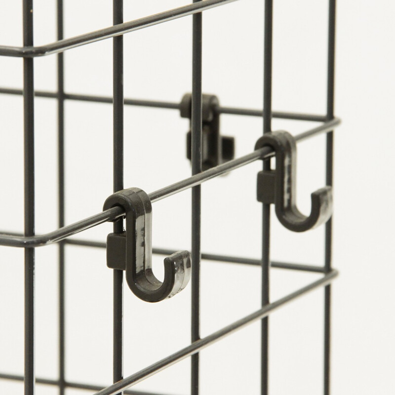 Black Coat Hanger By Anna Castelli Ferrieri for Kartell - 1970s