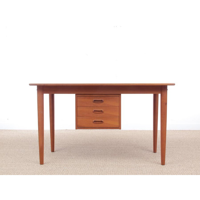 Vintage scandinavian desk in teak - 1960s