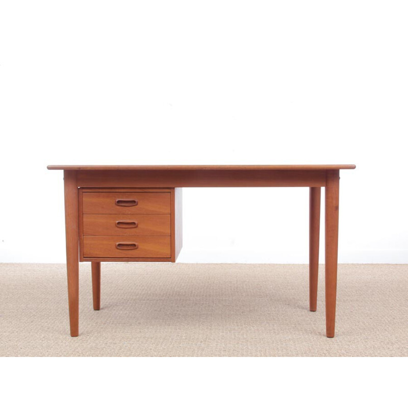 Vintage scandinavian desk in teak - 1960s