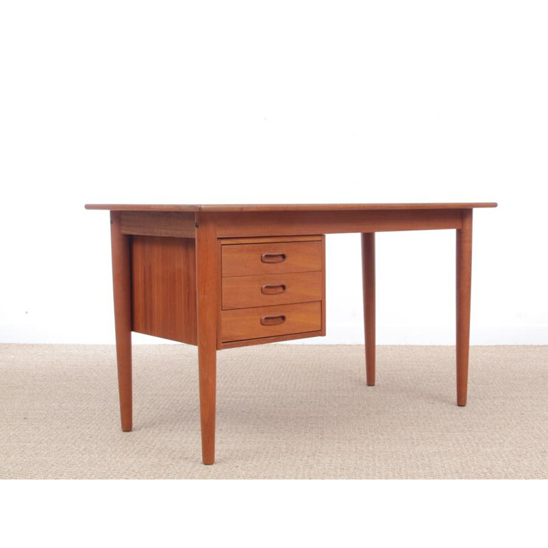 Vintage scandinavian desk in teak - 1960s