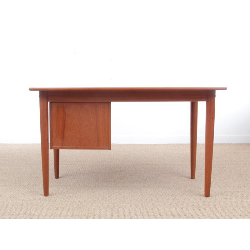 Vintage scandinavian desk in teak - 1960s