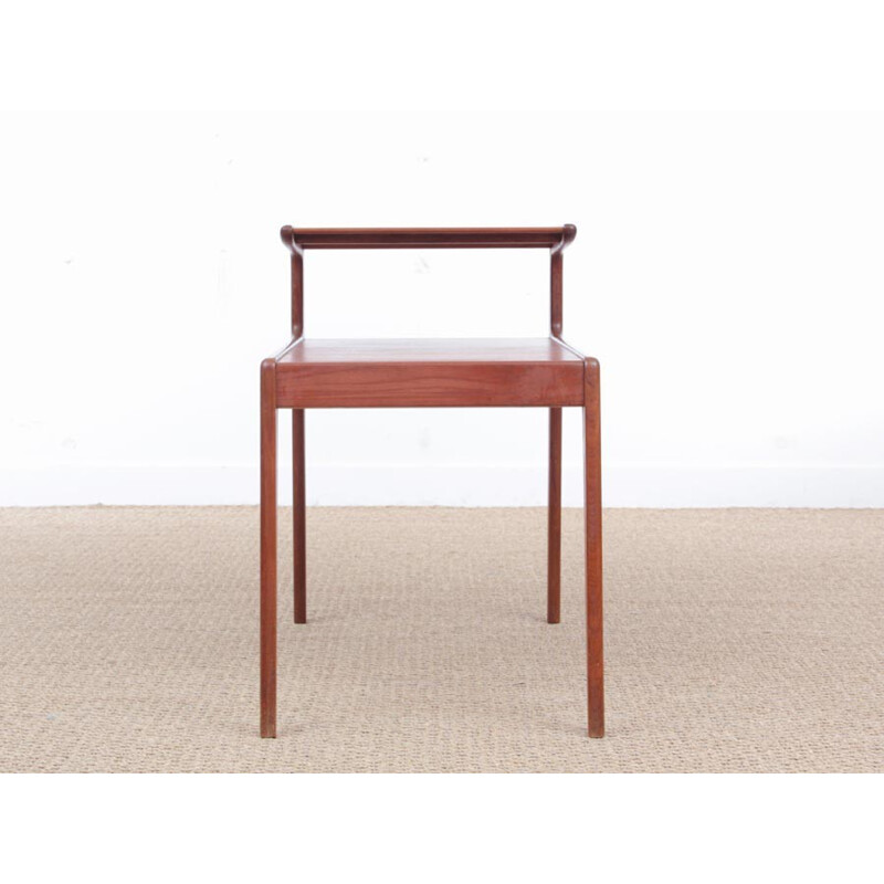 Scandinavian side table in teak with double tray - 1960s