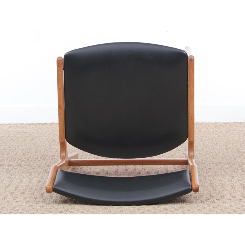 Suite de 4 chaises vintages scandinaves par Dyrlund - 1960