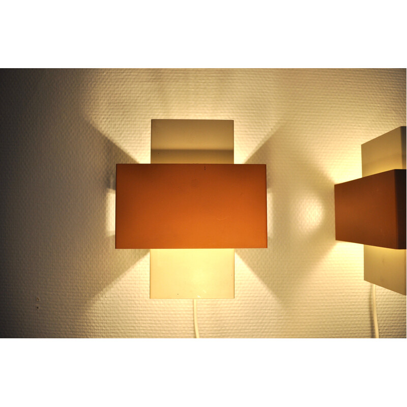 Pair of Selectra wall lamps by Hans-Agne Jakobsson - 1960s