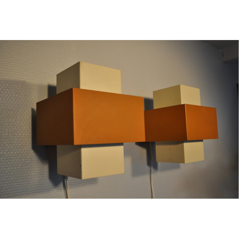 Pair of Selectra wall lamps by Hans-Agne Jakobsson - 1960s