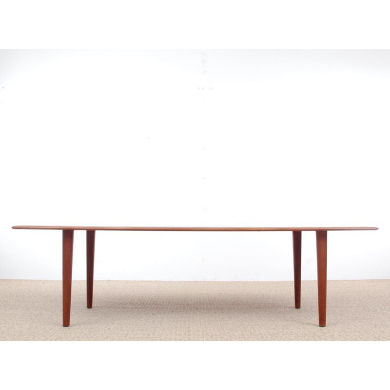 Vintage model 516 coffee table in solid teak  - 1950s