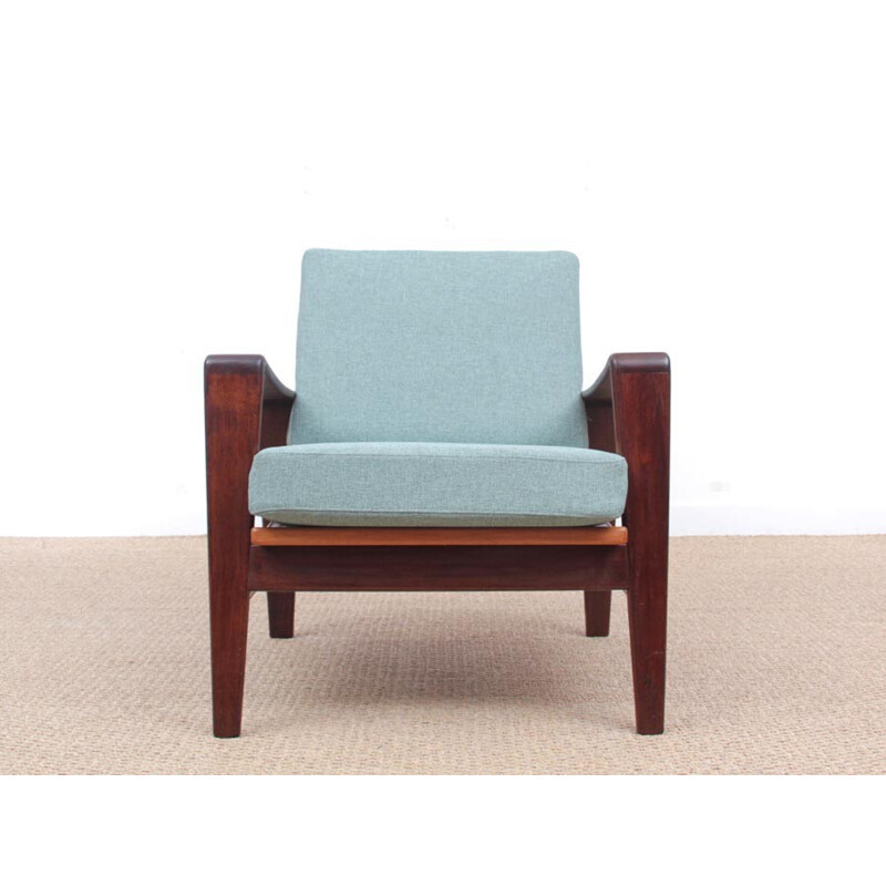Pair of scandinavian armchairs in mahogany model 35 by Arne Wahl Iversen - 1960s