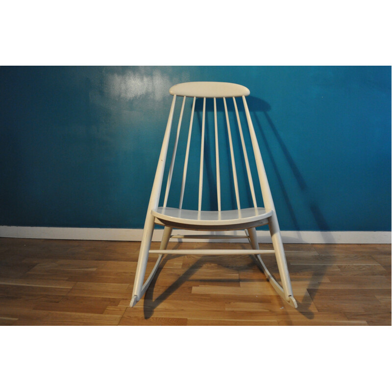 Vintage scandinavian rocking chair - 1950s