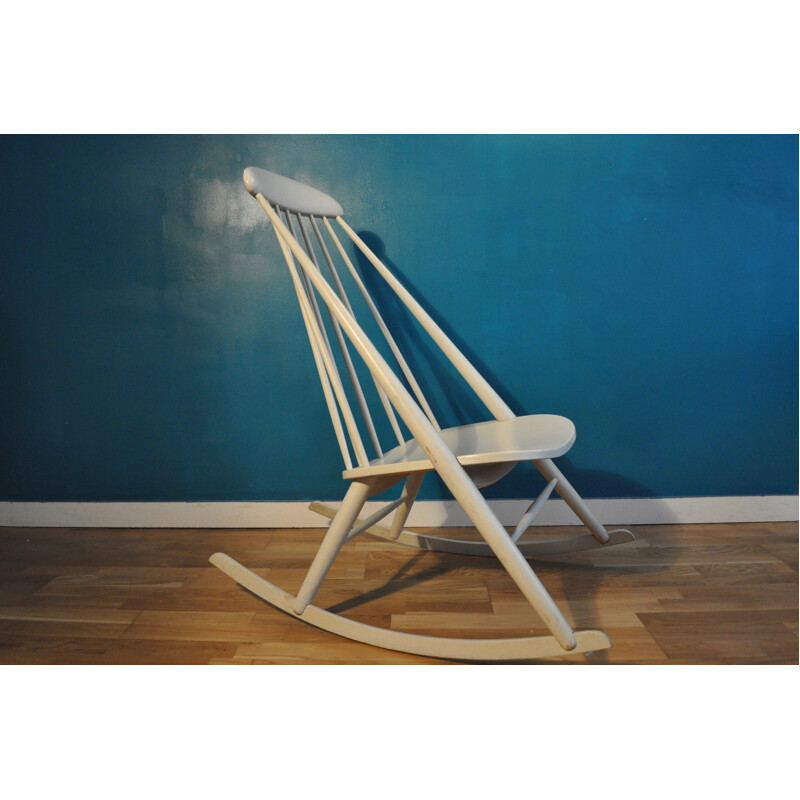 Rocking chair vintage scandinave - 1950