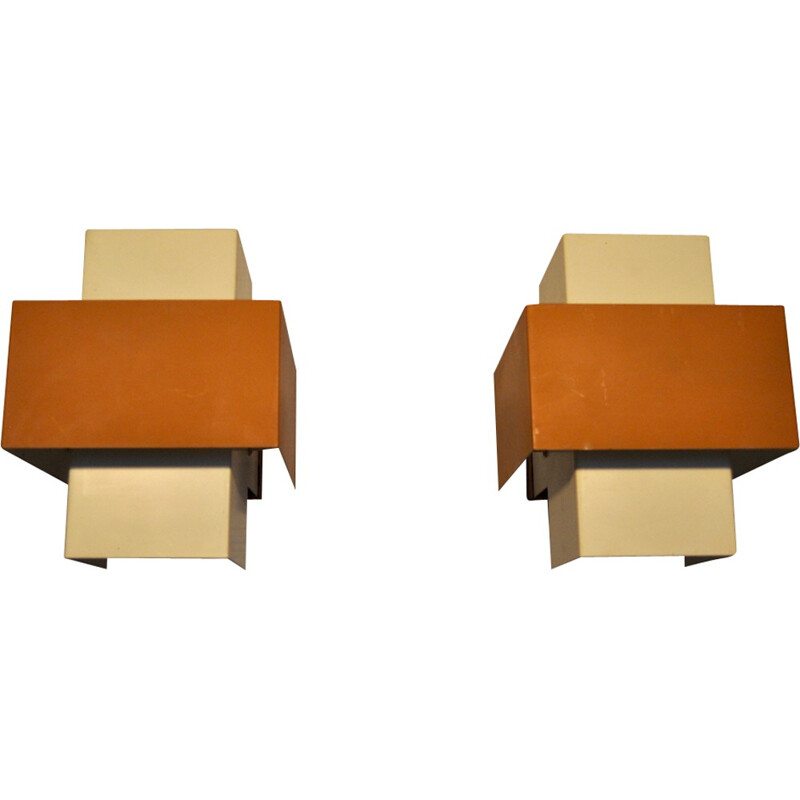 Pair of Selectra wall lamps by Hans-Agne Jakobsson - 1960s