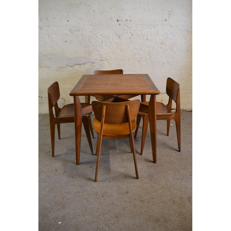 Dining room set by Roger Landault from Boutier edition - 1950s